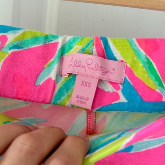 LILLY PULITZER Royal Lime Georgia May palazzo pant XXS - Picture 6 of 7